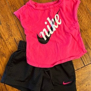 12 month Nike girls set